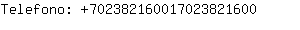 Telefono: 70238216001702382....