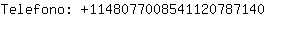 Telefono: 114807700854112078....