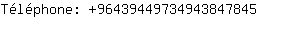 Tlphone: 9643944973494384....