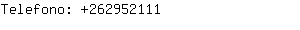 Telefono: 26295....