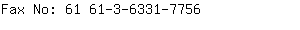 Fax No: 61 61-3-6331-....