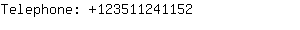 Telephone: 12351124....