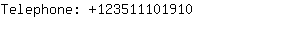 Telephone: 12351110....