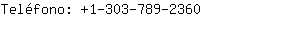 Teléfono: 1-303-789-....