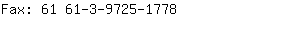 Fax: 61 61-3-9725-....