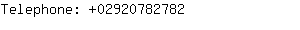 Telephone: 0292078....