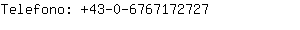 Telefono: 43-0-676717....