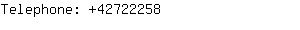 Telephone: 4272....