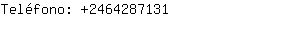 Teléfono: 246428....