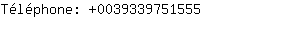 Tlphone: 003933975....