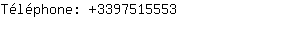 Téléphone: 339751....
