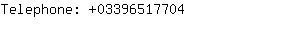 Telephone: 0339651....