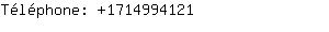 Téléphone: 171499....