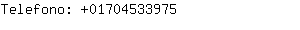 Telefono: 0170453....