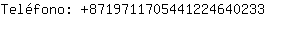 Telfono: 871971170544122464....