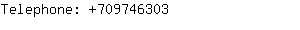 Telephone: 70974....