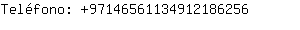 Telfono: 9714656113491218....