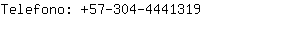 Telefono: 57-304-444....