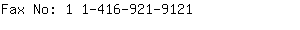 Fax No: 1 1-416-921-....