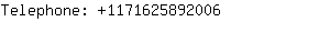 Telephone: 117162589....