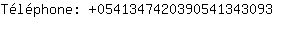 Tlphone: 054134742039054134....