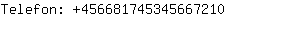 Telefon: 45668174534566....