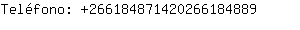 Telfono: 26618487142026618....