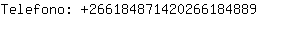 Telefono: 26618487142026618....