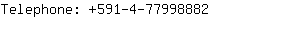 Telephone: 591-4-7799....