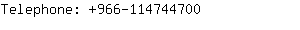 Telephone: 966-11474....