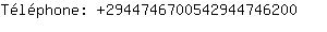 Tlphone: 294474670054294474....