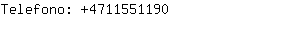 Telefono: 471155....