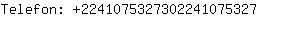 Telefon: 224107532730224107....