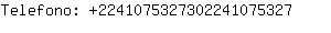 Telefono: 224107532730224107....