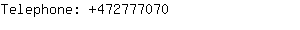 Telephone: 47277....