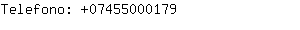 Telefono: 0745500....