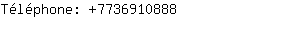 Téléphone: 773691....