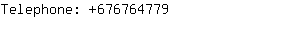 Telephone: 67676....