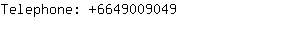 Telephone: 664900....