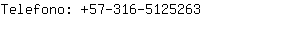 Telefono: 57-316-512....