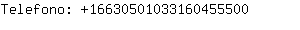 Telefono: 1663050103316045....