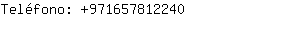 Teléfono: 97165781....