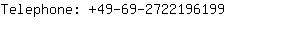 Telephone: 49-69-272219....