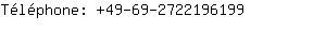 Tlphone: 49-69-272219....